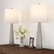 Hastings Home Hastings Home Hammered Style Glass LED Lamp Set 872797WME - alternate 1